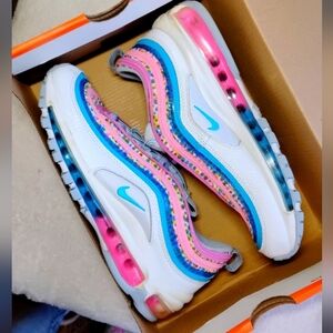 Nike Kids Air Max 97 Se 'Bright Colors Sneakers